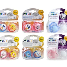Avent пустышки без BPA Avent Ортодонтическая пустышка Avent Freeflow Силиконовые Пустышки 0-6 месяцев 2/упаковка