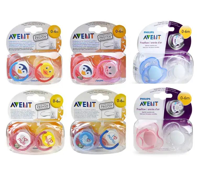 Avent Pacifiers BPA Free Avent 