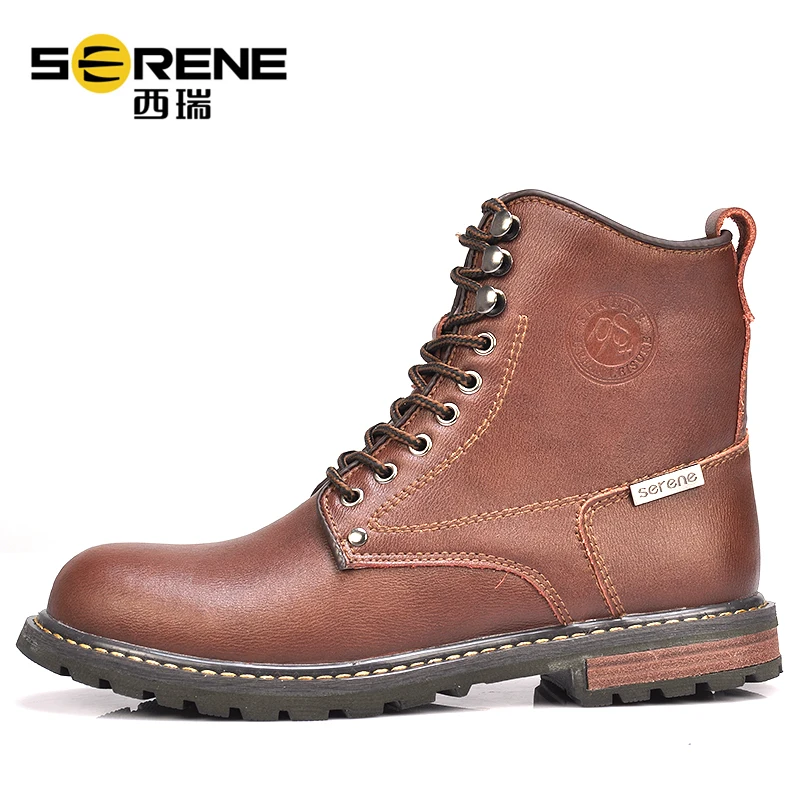 Military Boots For Mens Autumn Shoes Leather Genuine Designer Shoes