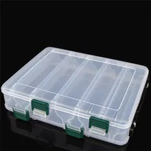 

Baits Organizer Box Fishing Lures Carp Case Box Fly Fishing Multi Functions Plastic Lure Box Tackle Fish Accessories 4A