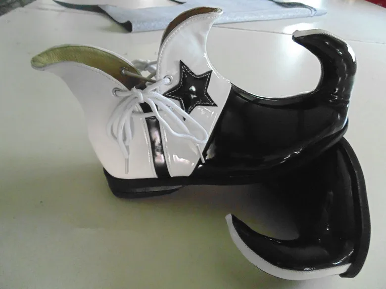 

adult clown shoes halloween clown shoes black white funny boots clown boots joker cosplay masquerade party cosplay