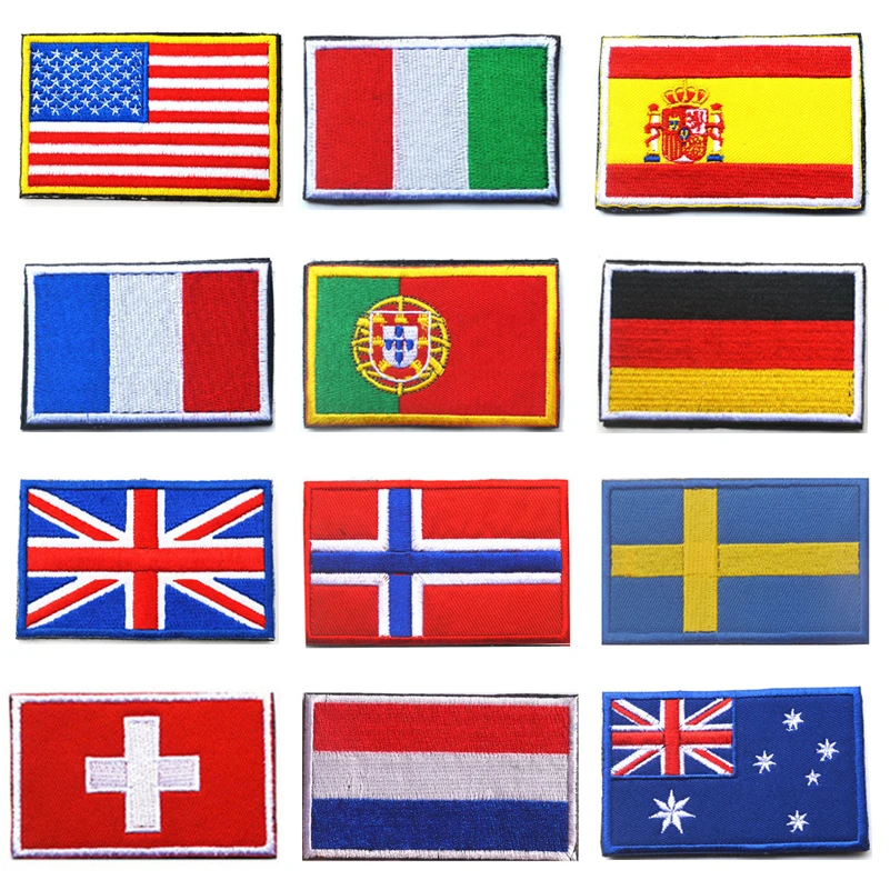 Bestickt Land Flagge Patches Armee Abzeichen Patch 3d Taktische Militarische Patches Stoff Tuch Kampf Armband Welt Flagge Abzeichen Flag Badge Army Badgespatch Fabric Aliexpress