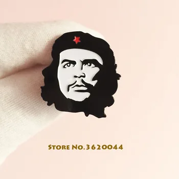 

20pcs 27.5mm Che Guevara Pins Rebel Custom Enamel Badges Socialist Liberal Military Lapel Pin and Brooch Gift or Art Metal Craft