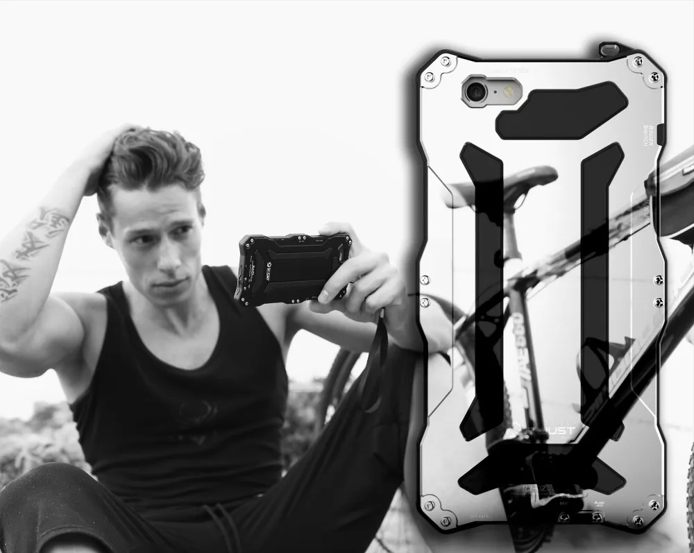 R Just用iphone Seガンダム機動戦士ゴリラガラス防水耐衝撃ケース用iphone Se 5se金属アルミ電話ケース Case Raid Glass Pebble Mosaic Tileglass Car Aliexpress