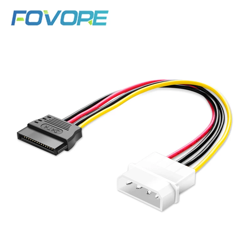 4 контактный кабель питания Molex Male SATA Female IDE SATA|Компьютерные кабели и разъемы| |