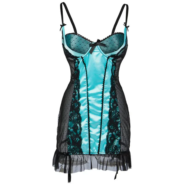 sky blue night dress