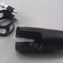 5 комплектов Alto Eb sax Пластик Лигатура и колпачок