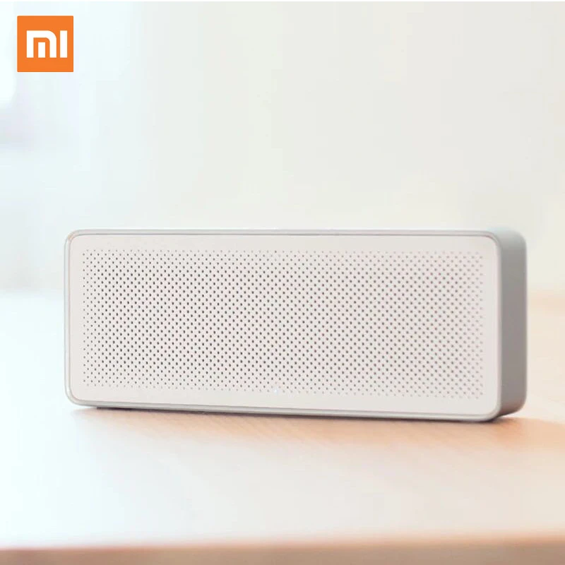 Original Xiaomi Speaker Pencil Box Xiaomi Bluetooth 4.2 Speaker 2 Square Stereo Portable High Definition Sound Quality