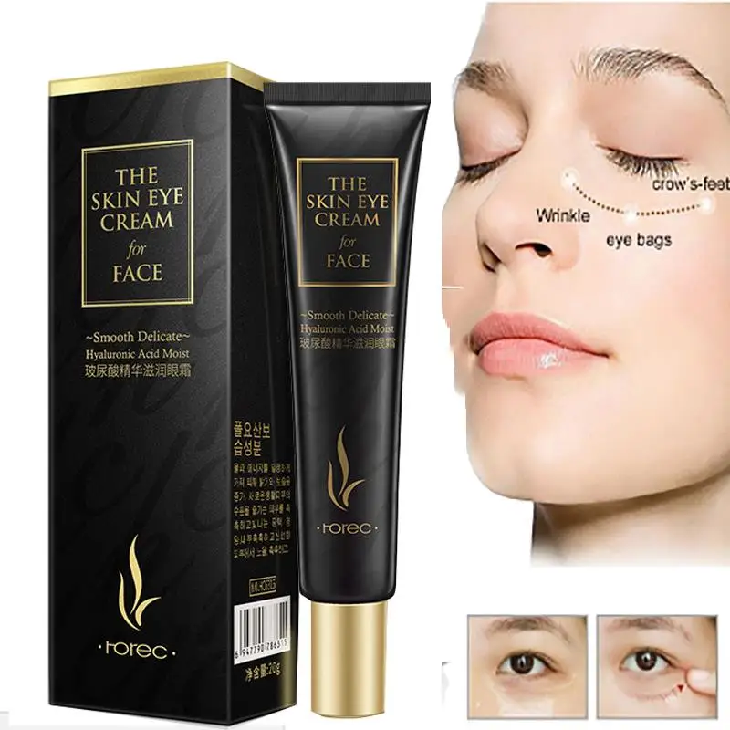 

BIOAQUA Hyaluronic Acid Eye Cream Beauty Skin Care Moisturizing Whitening Anti-Puffiness Anti-Aging Dark Circle Cream Cosmetics