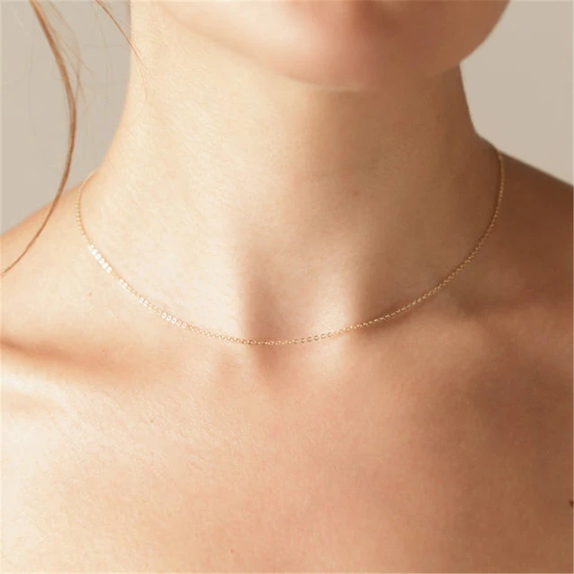 Thin Gold Cuban Chain (1.5MM) For Men - Minimalist Chains