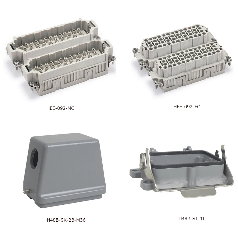 

HEE-092 whole set Male Female Harting replacement universal heavy duty connector