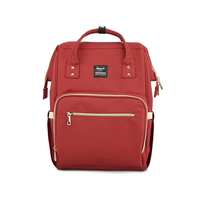 Himawari, женский рюкзак, рюкзак для путешествий, водонепроницаемый, полиэстер, модная, для мам, сумка для беременных, большая емкость, сумки для ухода за ребенком, Mochila - Цвет: Light-Red