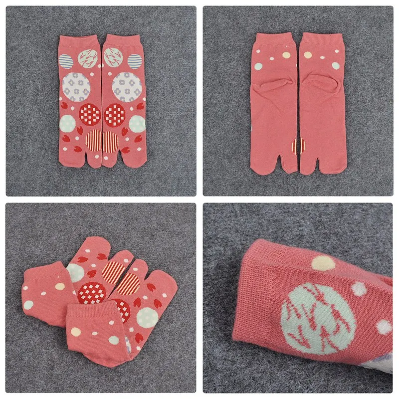 1 пара женских сандалий; короткие мягкие хлопковые носки; женские разноцветные носки с принтом; кимоно; Вьетнамки; XLZ9454
