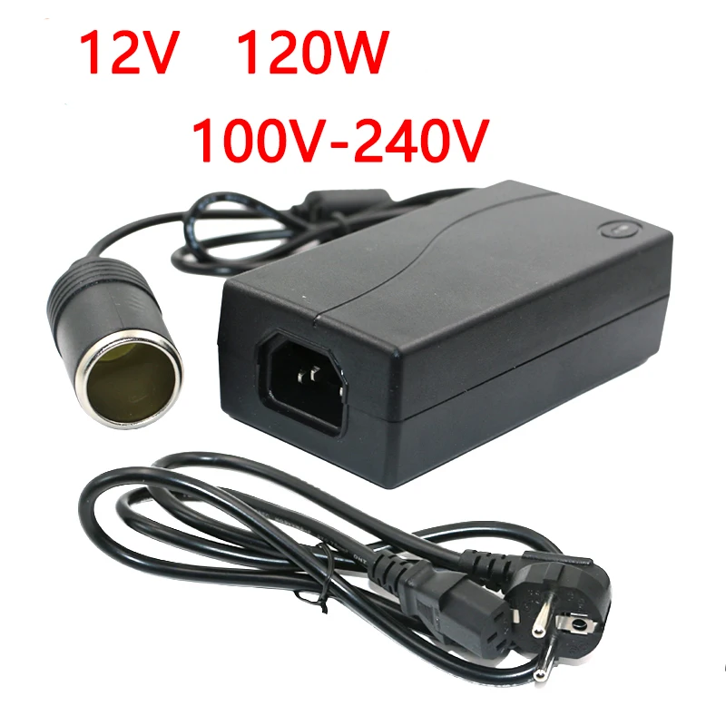 120 W AC 100 V 240 V to DC 12 V car cigarette lighter AC DC
