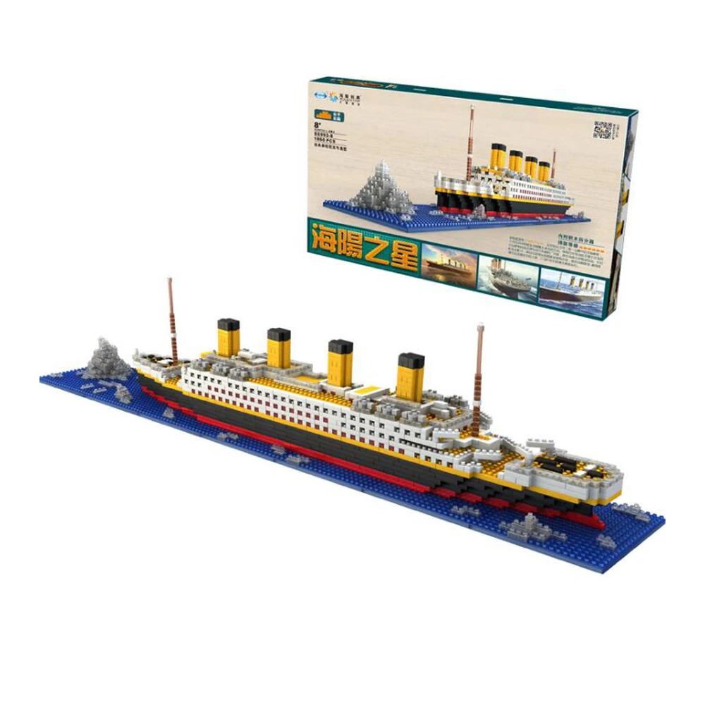 

Titanic Blocks Diamond Building Blocks DIY Assemblage Model Mini Bricks Romantic Present Gift for Children