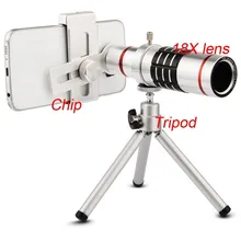 Universal18X Lente para camera de celular Lens PhoneTelescope phonecamera lens Telephoto Lens for iPhone Telescope Optical Lens
