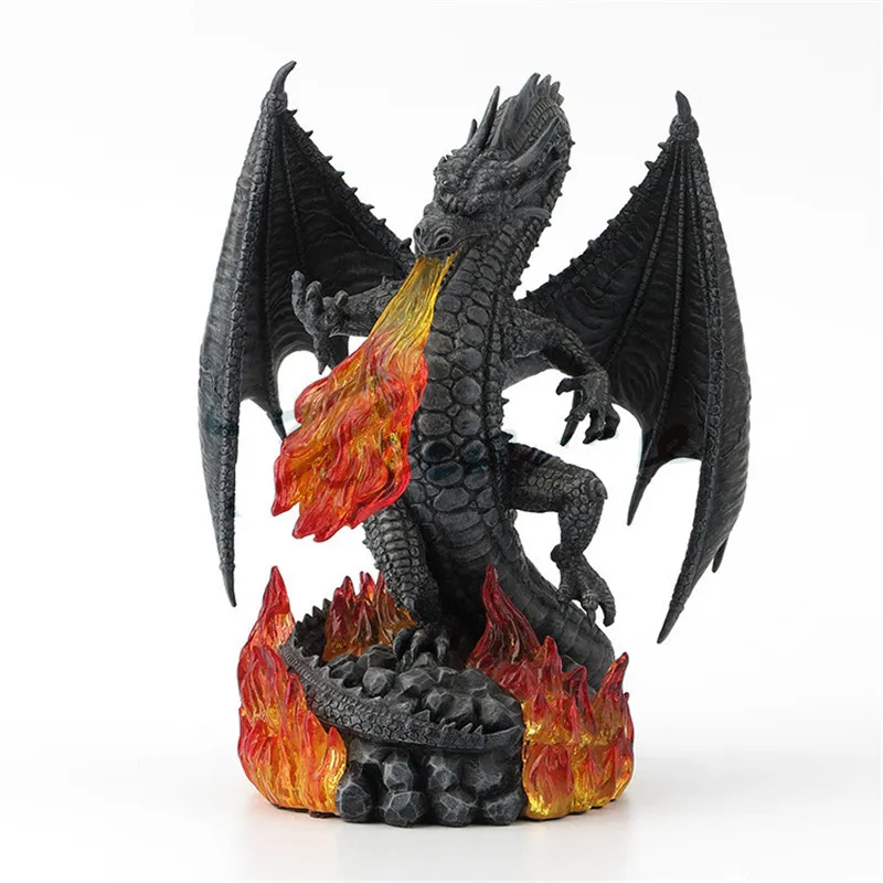 

NEW Hot Charizard Sculpture Figurine Home Decoration Accessories For Living Room Collectors Dragon Statue Christmas Gift R594
