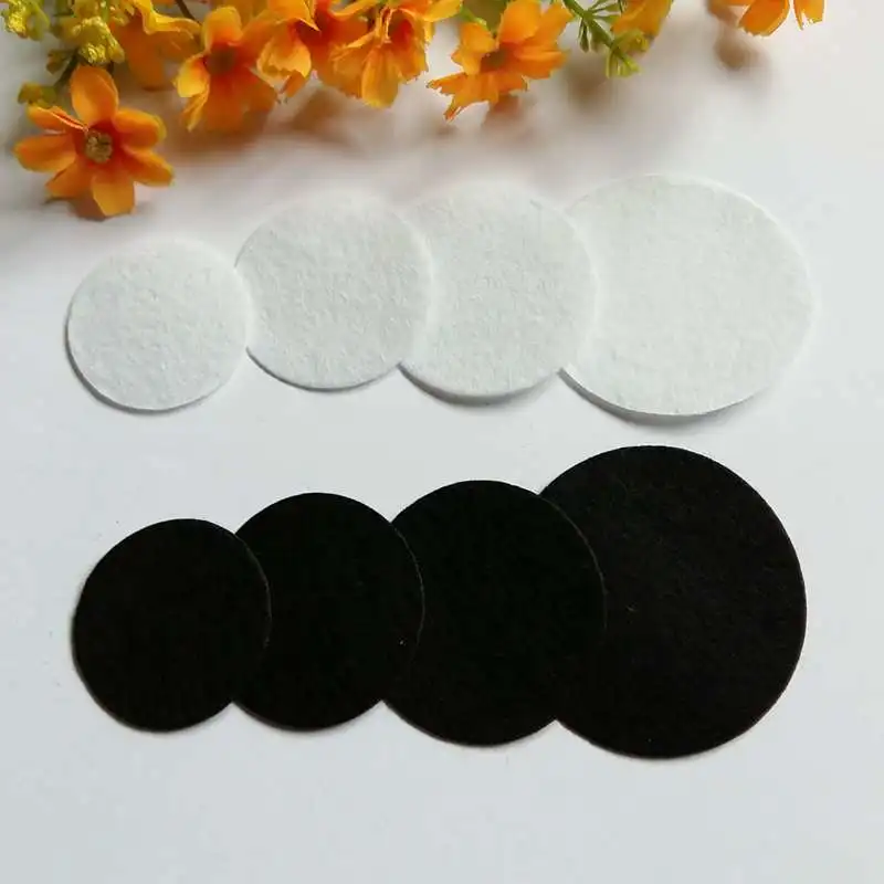 

300pcs DIY Eco-friendly Round Felt Fabric Pads Headband Decor Accessory Patches Circle Felt Pads Fabric Flower Accessories