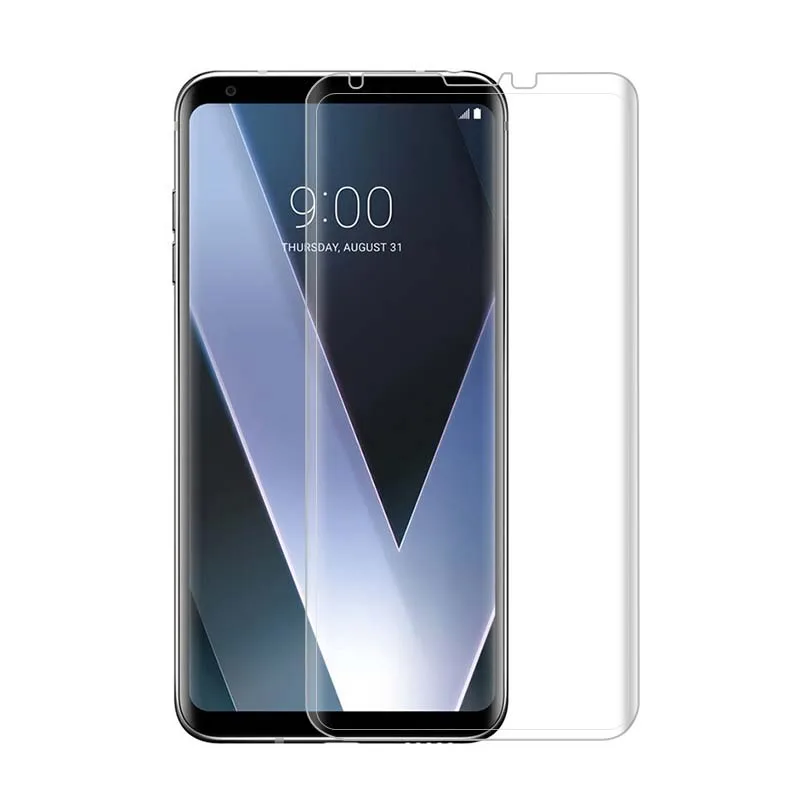 9 H 3D изогнутые для LG V30 Высокая закаленного Стекло разрушить доказательства Экран