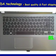 Wellendorff Топ чехол для acer Aspire V5-472 V5-473 V5-473g V7-482PG и Упор для рук верхняя крышка EUR Клавиатура Серый