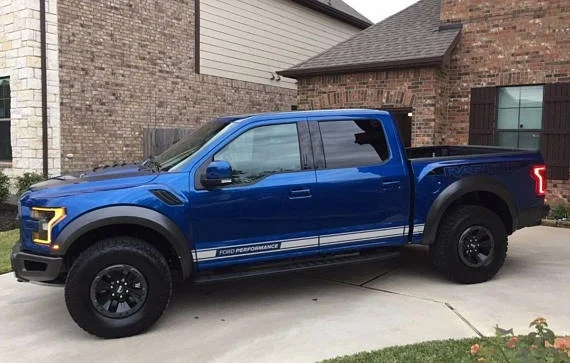 Для 1 комплекта/2 шт Ford F-150 Raptor графика боковые наклейки-полоски наклейка Ретро