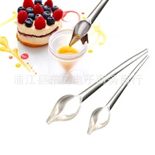 DIY нержавеющая сталь ложка для шоколада монтажа цветок украшения фильтр ложка Кондитерские инструмент