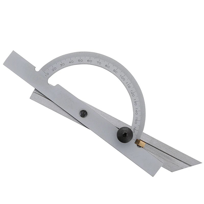 FJS 100 150mm Adjustable Angle Protractor Stainless Steel Angle Gauge Tools font b Caliper b font