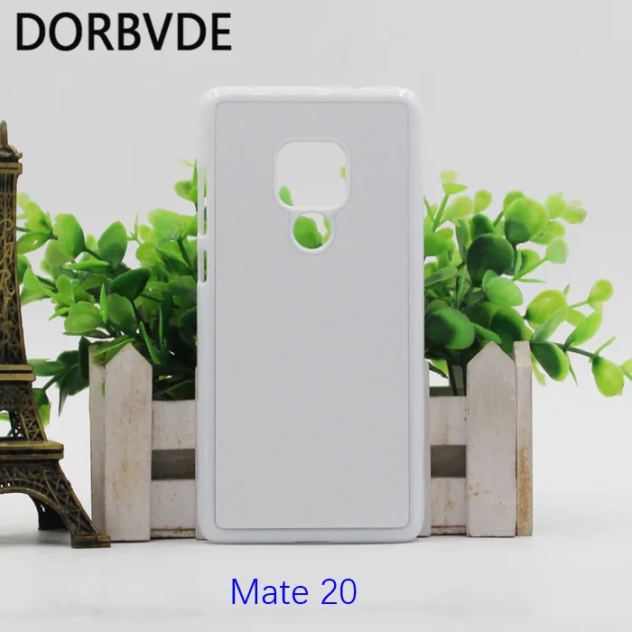 2D чехол, сублимационная печать для huawei Коврики 20 Lite Коврики 20 Pro Y9 жесткий Пластик задняя крышка с пустой металлической вставкой принципиально 100 шт
