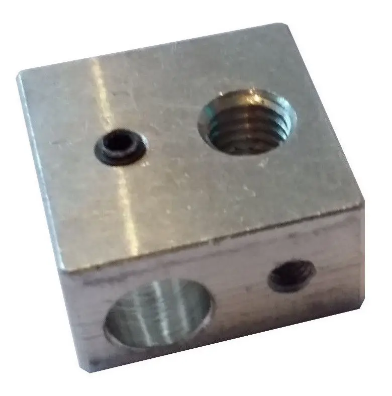 Funssor 2pcs*Wanhao MK9 Nozzle Block For M6 Nozzle Wanhao 3D printer spare partsin 3D Printer