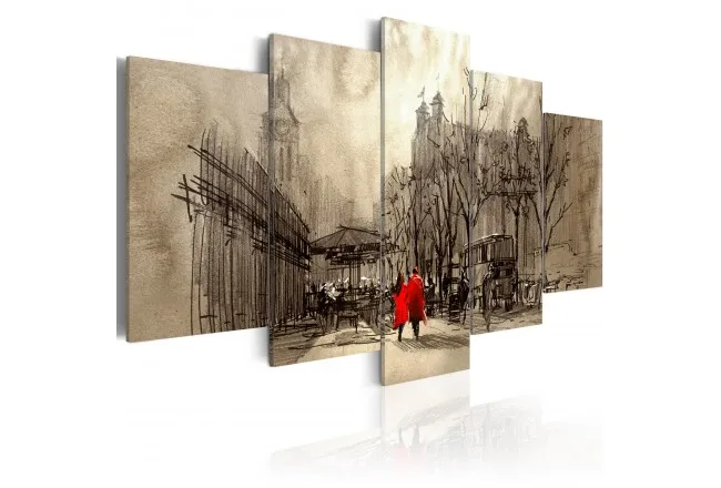 

Top Wall Deocr Canvas Painting 5 Pcs Abstract landscape Modern Printed Oil Pictures Living Room Frame or No Frame /PJMT-22