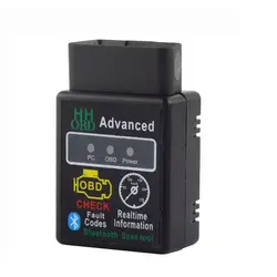 Новый V1.5 HHOBD MINI Bluetooth ELM327 OBDII OBD2 детектора неисправности автомобиля