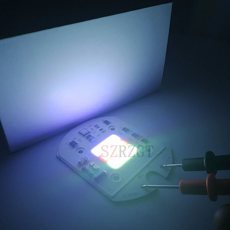 Светодиодный RGB COB чип цветной AC220 в 30 Вт умный IC без драйвера для самостоятельного