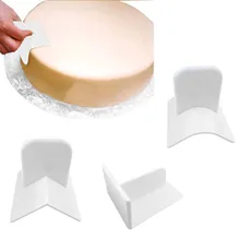 Behokic 3 шт./компл. шпатель для торта Гладкие инструменты набор для работы с мастикой «сделай сам» приспособления для выпечки формы поверхность кулинарный шпатель формы кекс