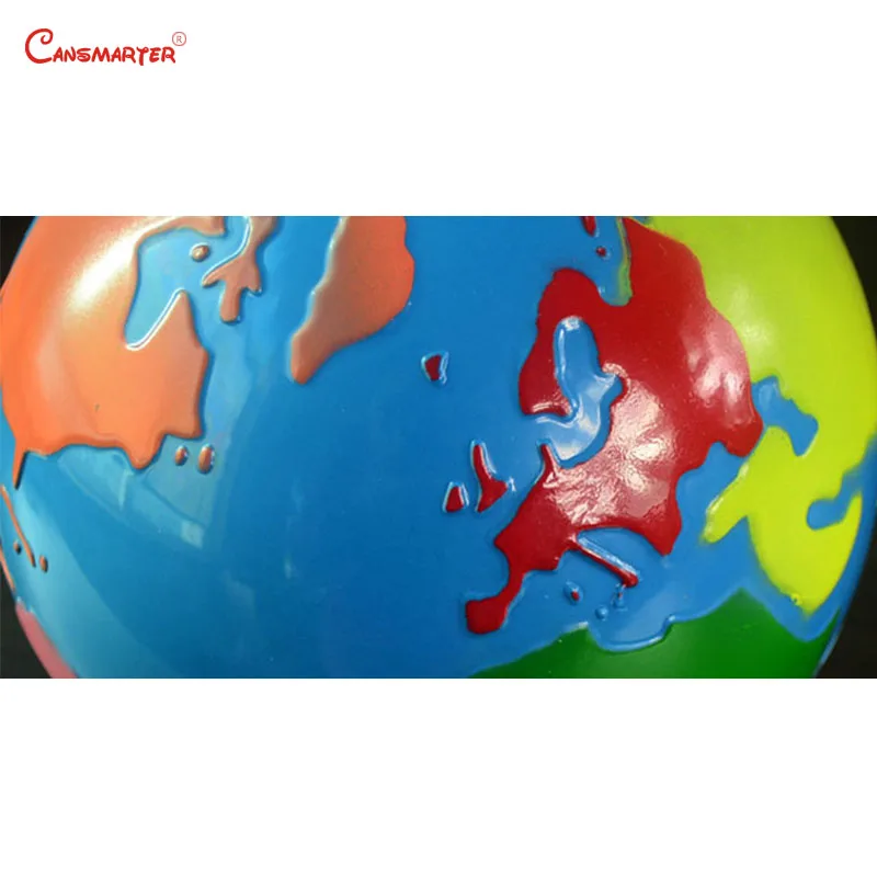  Colorful Globe Montessori Geography Practice Children Preschool Teaching Aids Wooden Educational To - 32995951012