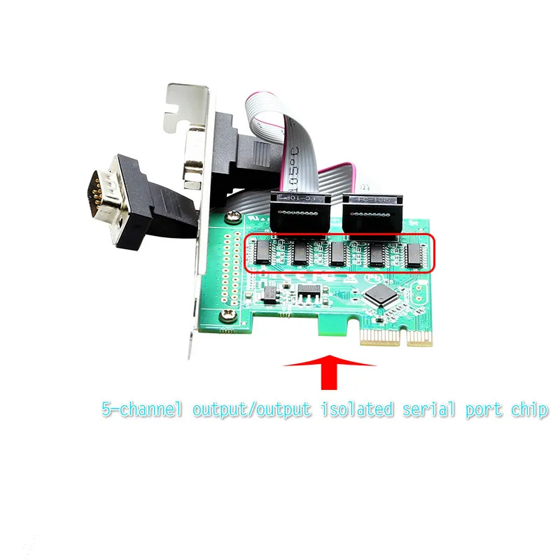 ANDDEAR PCI E последовательная карта pcie к COM последовательный порт RS232 интерфейс плата