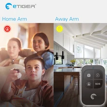eTIGER ES-RC1 433 MHZ Wireless High-performance Remote Contro is compatible with every eTIGER Secual system Home Security