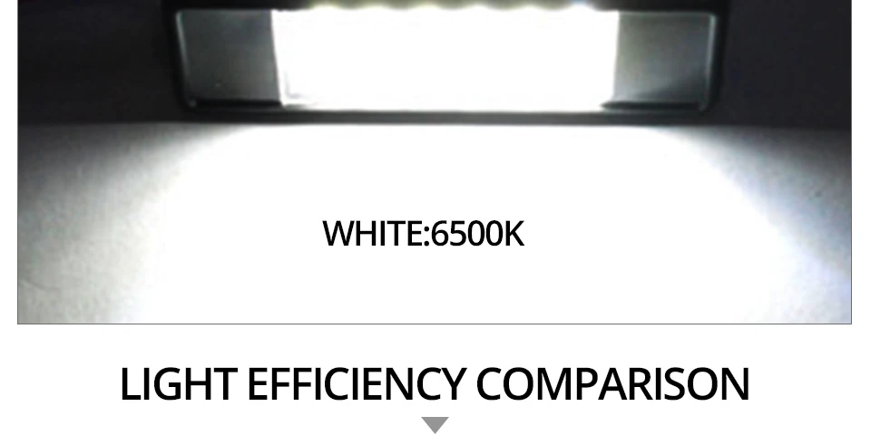Car Rear License Plate Light for Peugeot_06