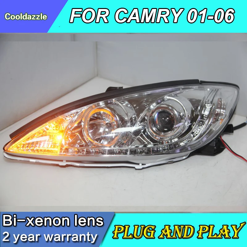 Автомобильный Стайлинг 2001 2002 2003 2004 2005 2006 год для Toyota Camry светодиодный головной