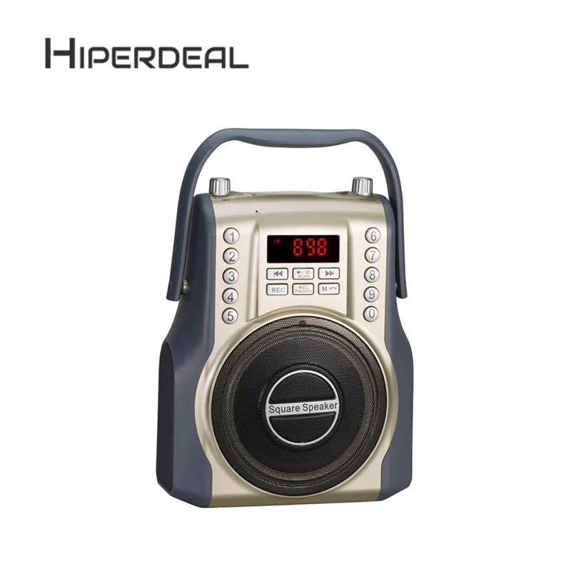

HIPERDEA Wireless Bluetooth Portable Stereo Speaker Card Outdoor Super Power Multimedia Loudspeakers Fashion WithTF FM Sep6