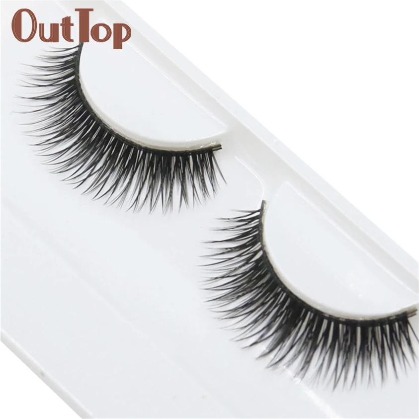 OutTop 100% Brand New Natural Beauty Dense A Pair False Eyelashes soft and comfortable to wear 05.03 | Макияж