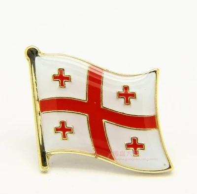 

National Flag Metal Lapel Pin Flag Pin Georgia