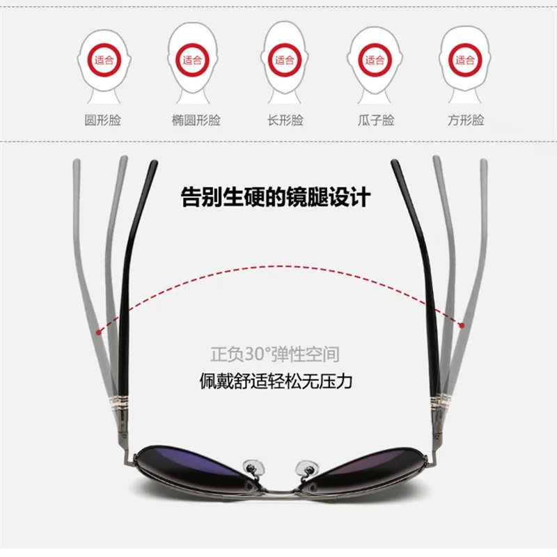 5 шт./лот Pilot, поляризационные солнцезащитные очки для женщин Для мужчин Uv400 авиации фотохромные очки для вождения больших размеров защитные очки Oculos De Sol Masculino в ретро-стиле