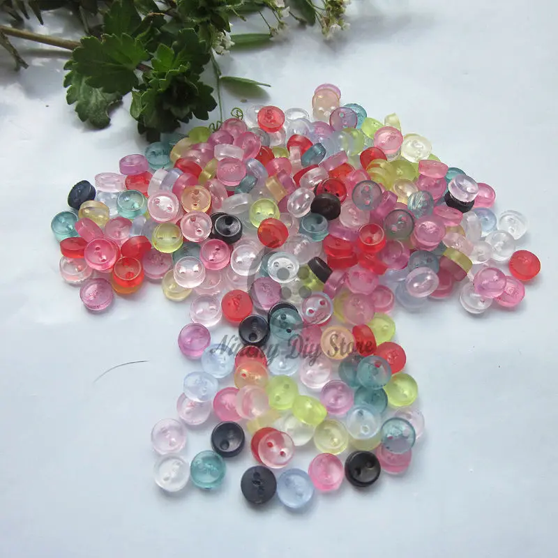 Мини кнопки 144 шт 5 мм кнопки 1/разноцветные Круглые маленькие кнопки для куклы для рукоделия шитья и скрапбукинга аксессуары