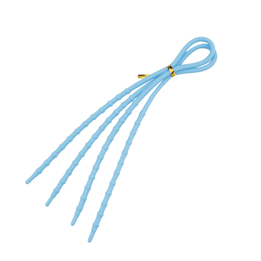 light blue 1 пара модных женских и мужских спортивных беговых X-Tie ленивых шнурки для обуви унисекс мягкие эластичные силиконовые туфли кружевные струны кабель Все кроссовки - Цвет: light blue