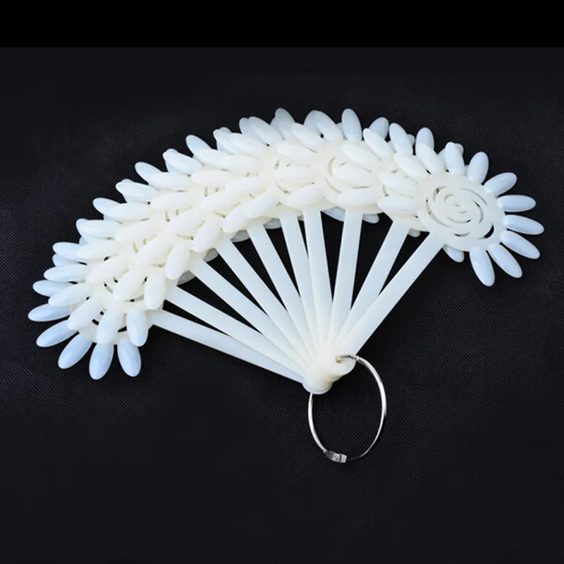 

120 Tips Natural White False Nail Art Design Display Fan Practice Wheel Board Color Chart Plate DIY Nail Tools