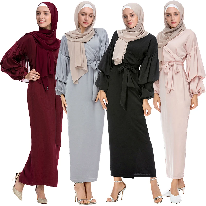 Vestidos кафтан арабский абайя Дубай ислам Турция длинный мусульманский хиджаб платье ОАЭ Абая для женщин турецкая исламская одежда халат Femme