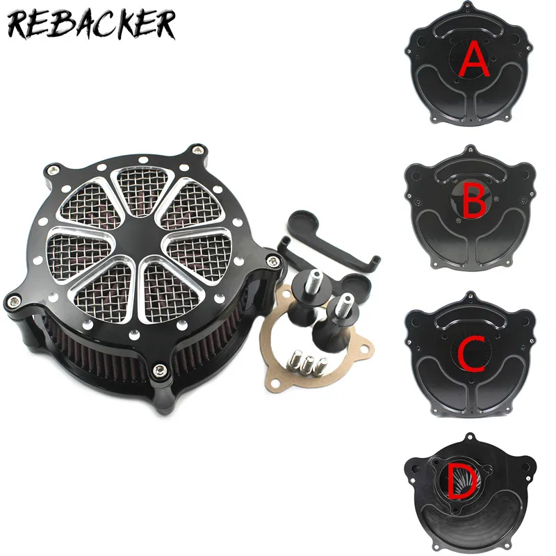 

Motorcycle Deep Cut 951 Air Cleaner Intake Filter System Fits For Harley Sportster Road King Soft tail