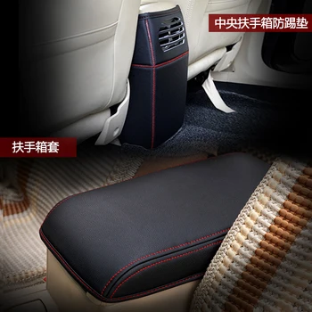 

Car Central armrest box 3D design Artificial Leather cover accessories FOR KIA SportageR 2011-2015