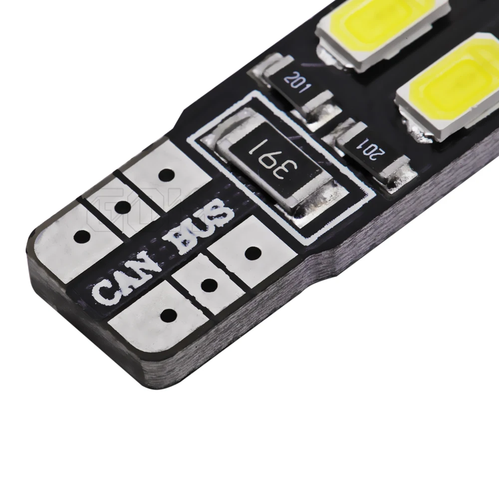 Оптовая продажа 100 шт./лот Canbus T10 8smd 5630 5730 Светодиодная Автомобильная фара без