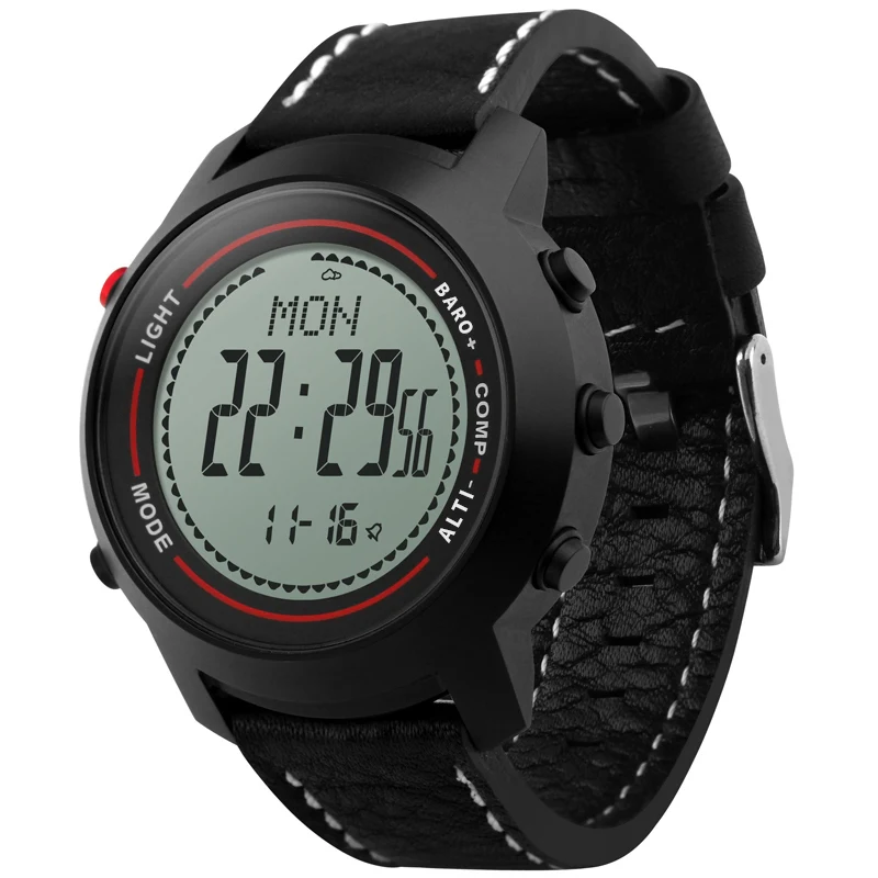 Men Sports Watches Weather Altitude Pressure Barometer Digital